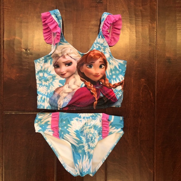 elsa and anna bathing suit